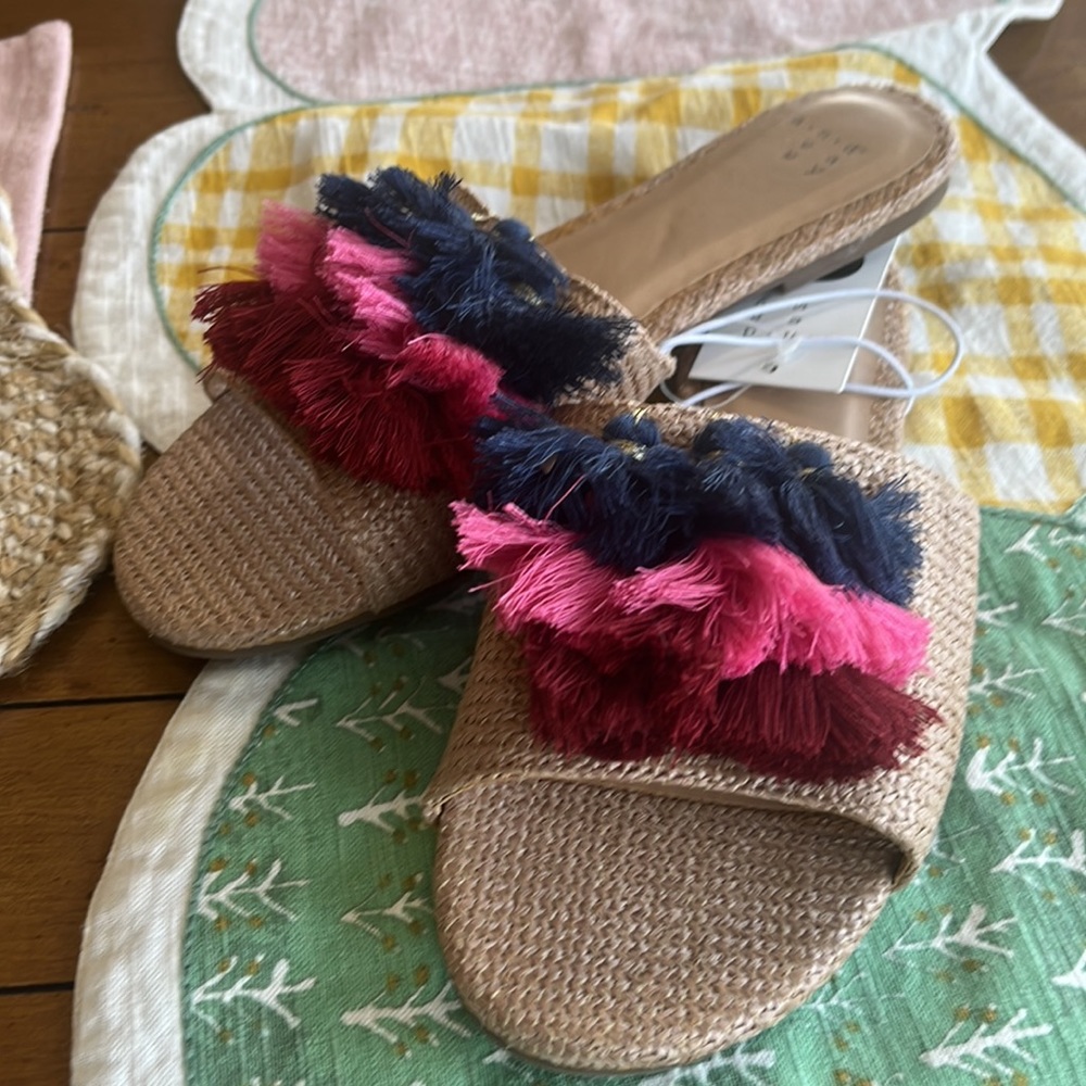 A new day sandal slide raffia 7